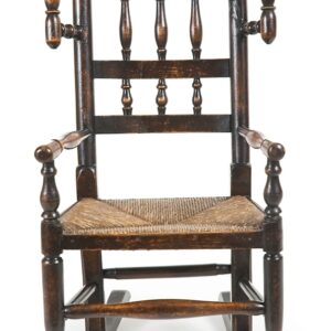 Mid 19th Century English ash and elm child's rocking chair - AA1482