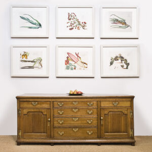 Late 18th Century English oak dresser base