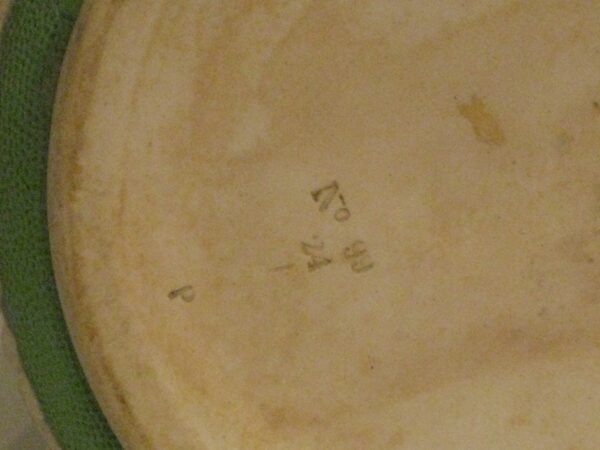 19th Century English Wedgewood style relief moulded green and white stoneware jug - AA1190 - Image 2