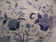 Large 19th Century blue & white Ridgeway jug - CBEs59 - Image 5