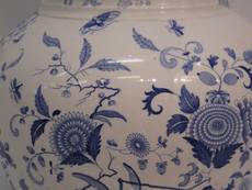 Large 19th Century blue & white Ridgeway jug - CBEs59 - Image 6