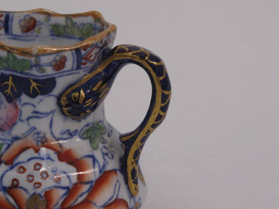 Small 19th Century Masons floral jug - CMA0511 - Image 4