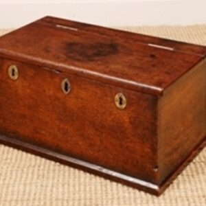 George III Oak Deed Box