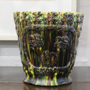 Late 19th Century European Majolica Jardinière-Vase