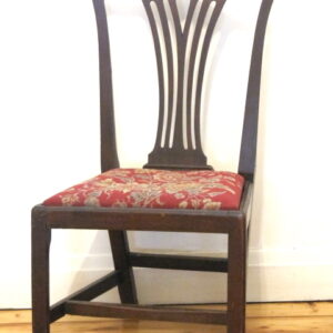 An 18th Century country fruitwood Hepplewhite chair