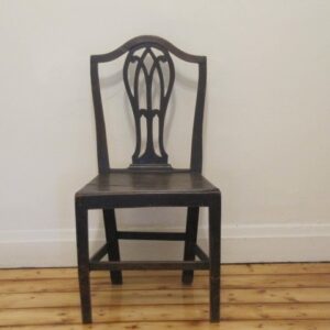 18th Century English elm dining/occasional chair