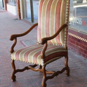 Pair of Late 19th Century French Elm Louis XV style Fauteuils