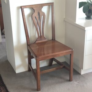 A Set of Eight Fruitwood Country Hepplewhite Style Dining Chairs, including Two Carvers - CSM1976
