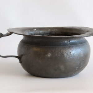 19th Century pewter 'pottie'