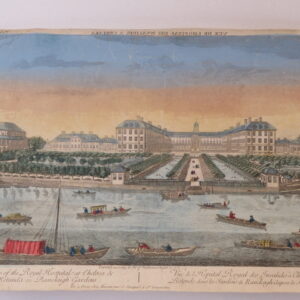 Vue D'Optique - View of the Royal Hospital and the Rotunda in Ranelagh Gardens
