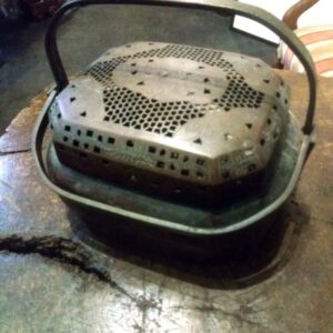 19th Century Metal Hand Warmer and Incense Burner