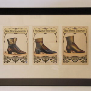 Three framed - Neue Wiener Schuhmode - Austria 1925