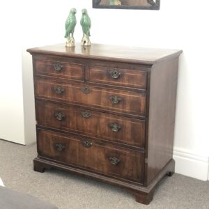 Early 19th Century George I English Country Walnut Chest of Drawers