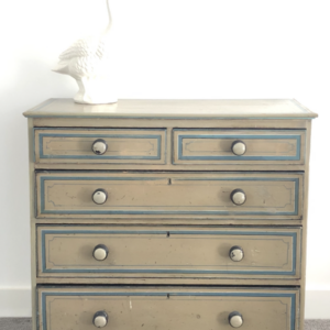 19th Century Continental Painted Pine Chest of Drawers