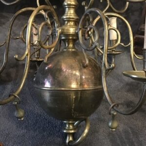 A Rare 19th Century three tier Flemish brass electrolier - AA1982