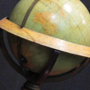 A mid 20th Century Rand McNally terrestrial table globe