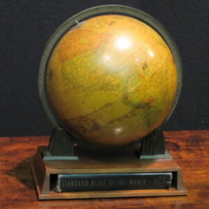 A mid 20th Century Rand McNally Table Globe