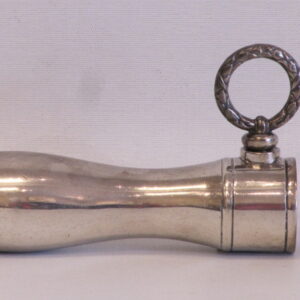 An early 20th Century English silver plate - Gigot (holder for carving a leg of lamb)