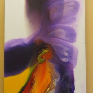 An exciting enamelled mixed media on canvas - 2012 - AA1912A