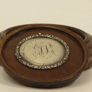 A rare first half 19th Century English oak snuff box, constructed from elements of the Old London Bridge - AA1406
