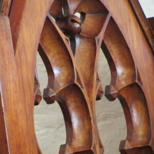 Rare C19th Australian Cedar Gothic Revival Armchair