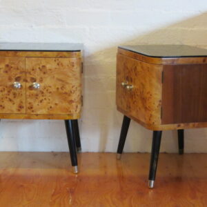 Exceptional mid 20th Century French bed side tables