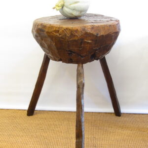 19th Century French chestnut chopping block - AA0677