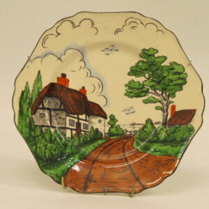 First half 20th Century English decorative plate 'Minerva' 1927