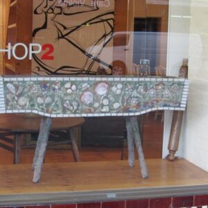 Mid 20th Century French/Australian shell decorated concrete jardiniere