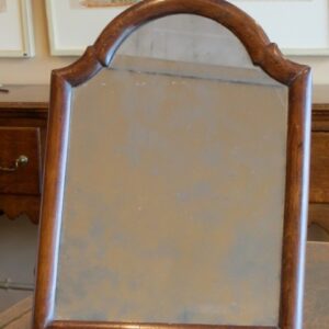 An English 18th Century and later adjustable beech dressing mirror - CAC500