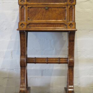 An Exceptionally Rare 19th Century French Gothic Revival Solid Pollard Oak Poudreuse - AA1867