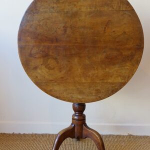 A rare 18th English country fruitwood wine table - UK1818