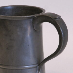 19th Century English pewter tankard