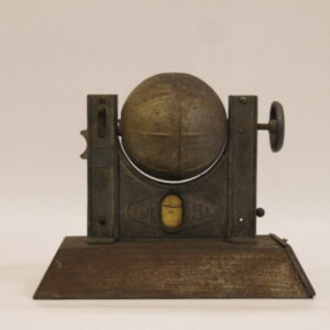 A rare French Art Deco tin coin operated lotto type game