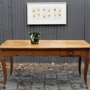 First half 19th Century French fruit wood dining table/desk