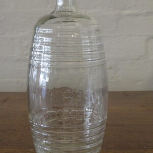 Primitive Half Gallon Ribbed Wine Bottle with Cork