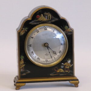 First half 20th Century Deco chinoiserie decorated mantle clock - AA1064