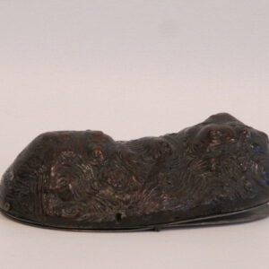 A 19th Century English root of oak snuff box - AA1406a