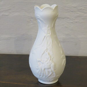 Portmeirion Parian Ware Salt Glaze Vase with Camel