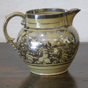 19th Century Silver Gilt & Camel Floral Jug (A.F)