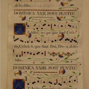 18th Century Music Antiphonals (collection unframed)