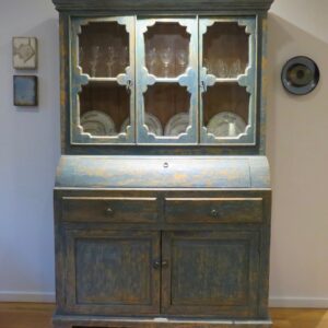 19th Century Continental blue painted dresser CJZ500