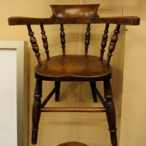 19th Century English elm child's Captain's chair - AA1750