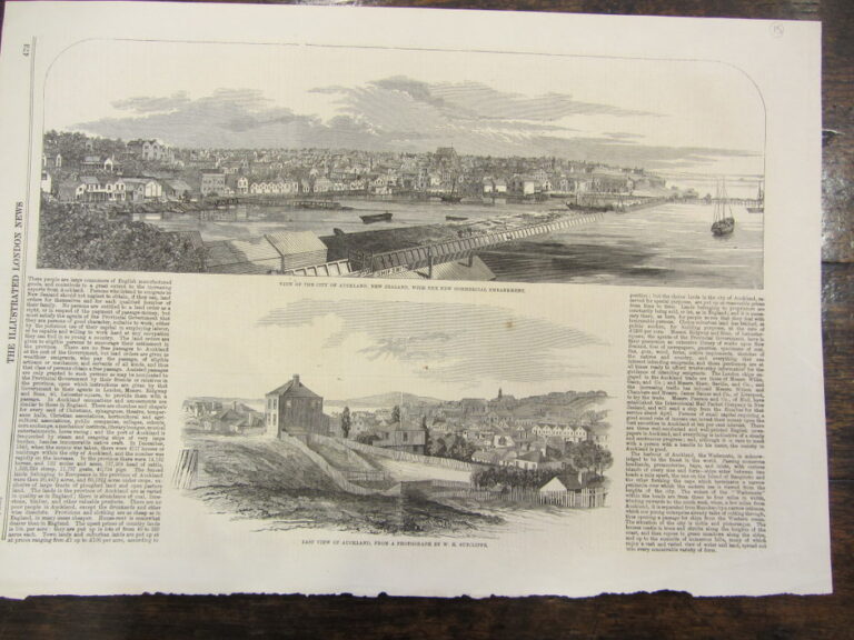 Views of City of Auckland – 1860 – Allpress Antiques