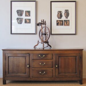 An early 19th Century English oak dresser base - CTT700