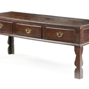 A rare mid 18th Century English oak dresser base, Midlands - UK1879