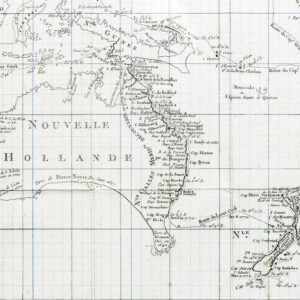 An  18th Century German Copper Engraved Map of Nouvelle Hollande (Australia) 1753