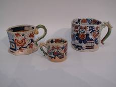 Large 19th Century Ironstone China octagonal mug - Image 7