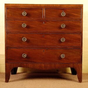 Regency mahogany chest of drawers