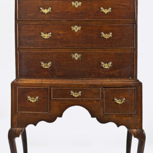 Early 18th Century English Oak Chest On Stand Of Smaller Proportions - UK1124